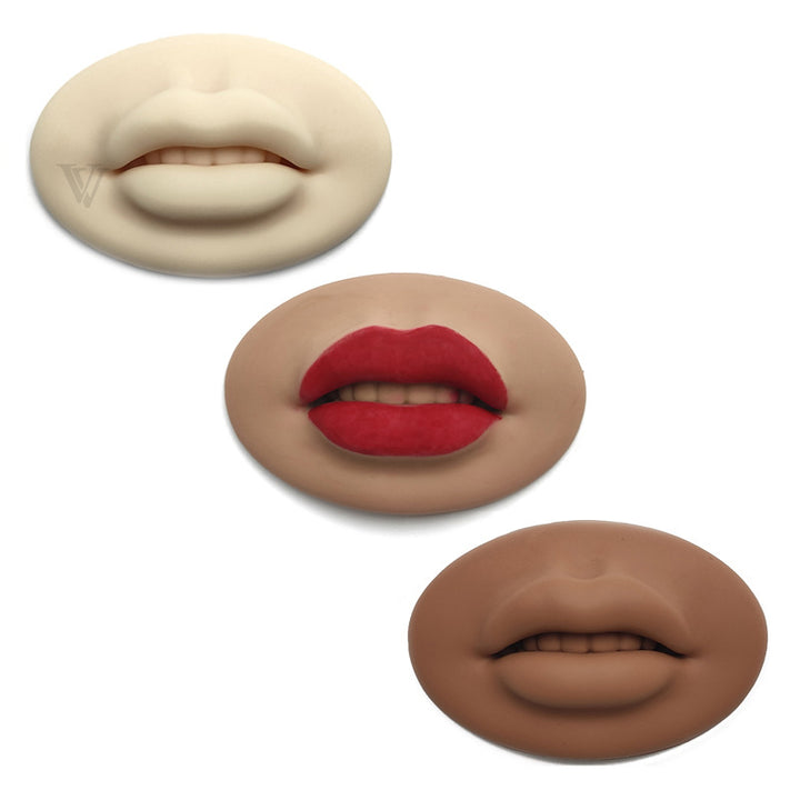 3D Lips Practice Silicone Fake Skin