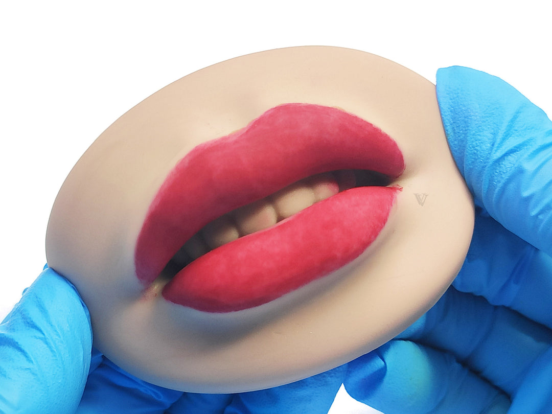 3D Lips Practice Silicone Fake Skin