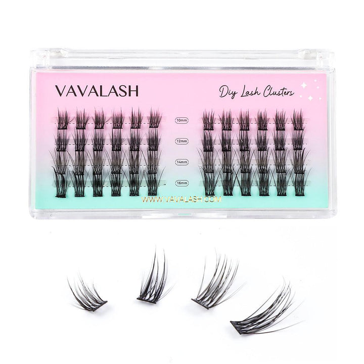 Individual Cluster DIY Lashes 42 PCS 10-16 Mixed Length Style 009