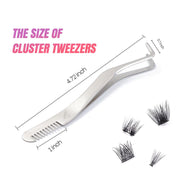 Lash Tweezers Comb For Cluster Lashes