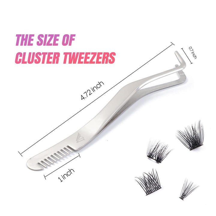 Lash Tweezers Comb For Cluster Lashes