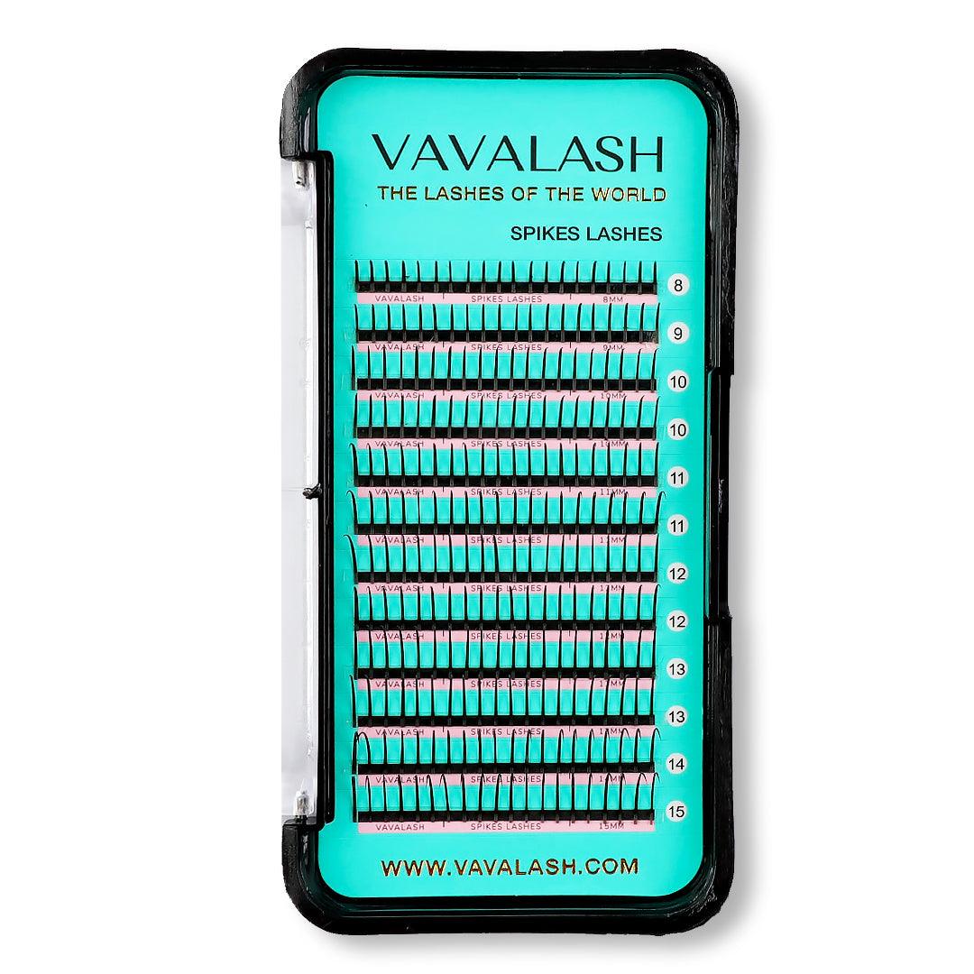 Premade Wispy Spikes Colored Lash Extensions 0.07mm - VAVALASH
