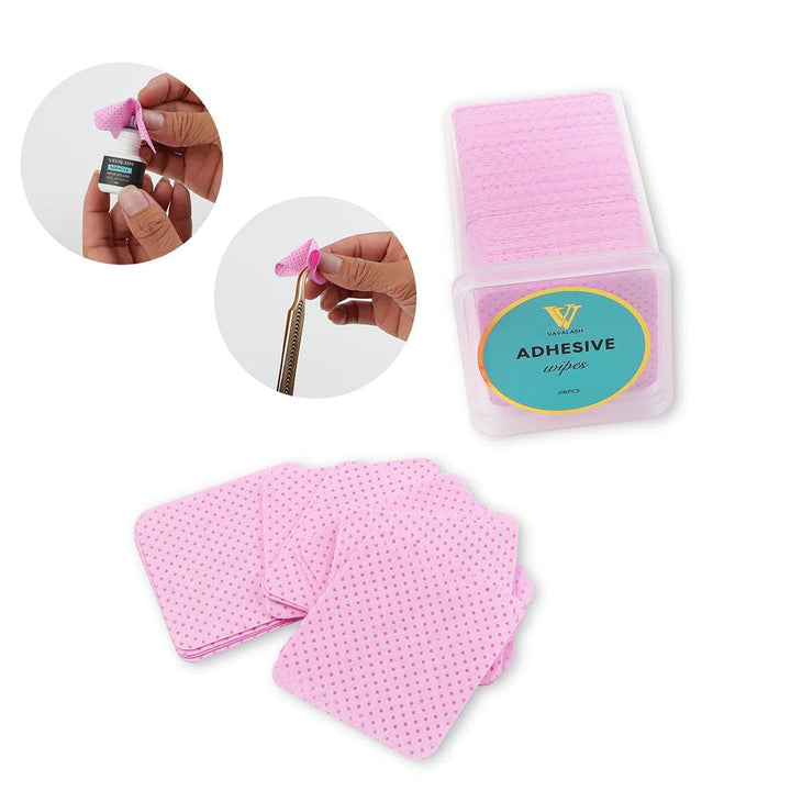 Pink Adhesive Wipes 200pcs